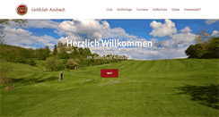 Desktop Screenshot of golf-ansbach.de